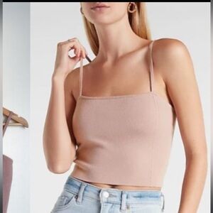Express Sweater Crop Top